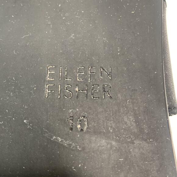 Eileen Fisher Cici Black Strappy Lagenlook Sandals S-107 Sz 10 - Picture 10 of 10